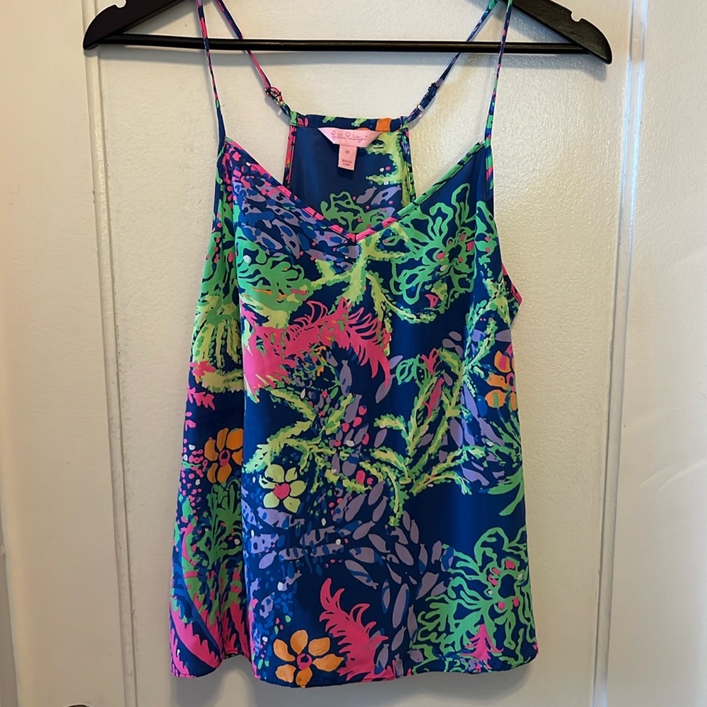 Lilly Pulitzer 100% Silk Tank